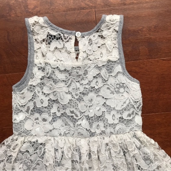 Pink & Violet Lace and Jersey Knit Dress, Size 6X - Picture 10 of 12